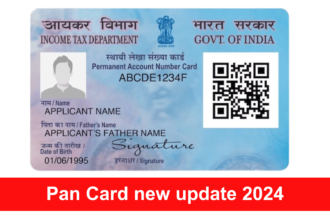 Pan Card new update 2024