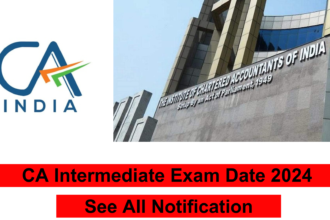 CA Intermediate Exam Date 2024