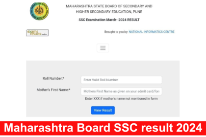 Maharashtra Board SSC result 2024