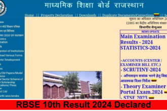 RBSE 10th Result